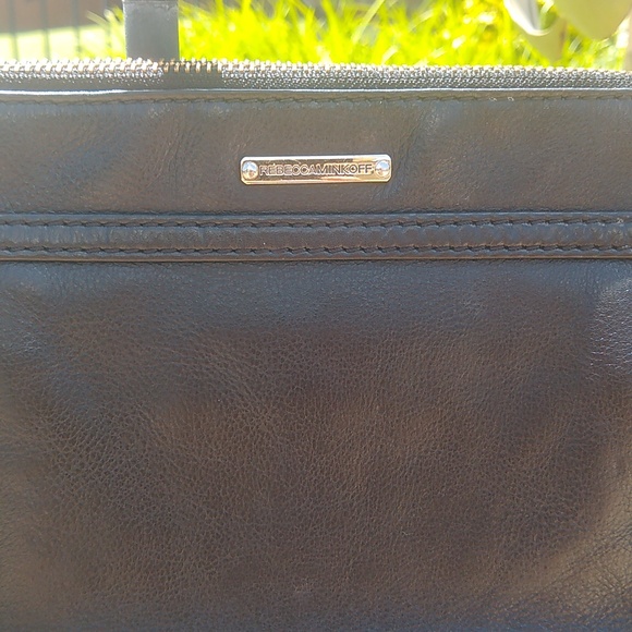 Rebecca Minkoff Mini M.A.C Black Leather Crossbody Bag - Picture 5 of 15